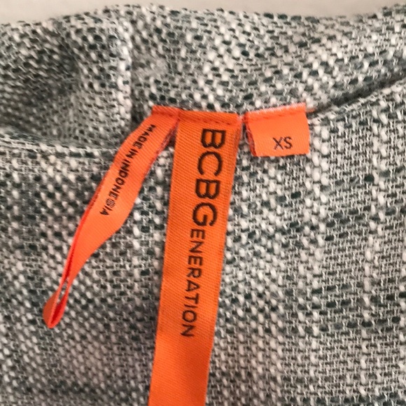 2/$20 BCBGENERATION Blue Tweed Mini Dress Sz XS - Picture 7 of 7